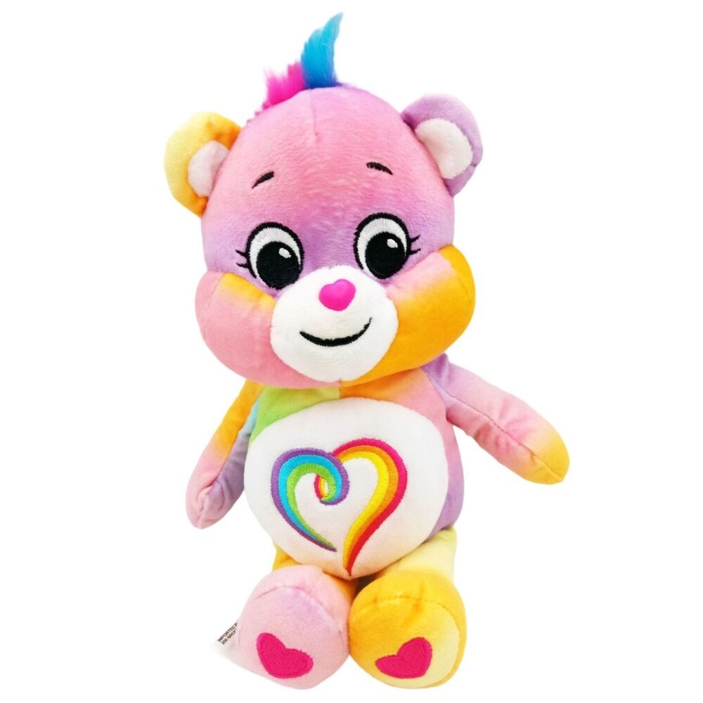Care Bears Fun Size Plush Togetherness Bear Heart Shaped Belly Badge 9 Inch